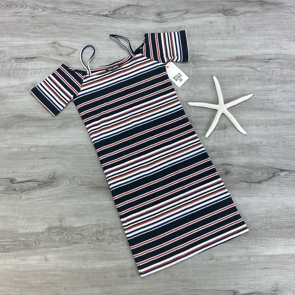 🔆BILLABONG🔆 CHECKED OUT MINI DRESS - Picture 2 of 12